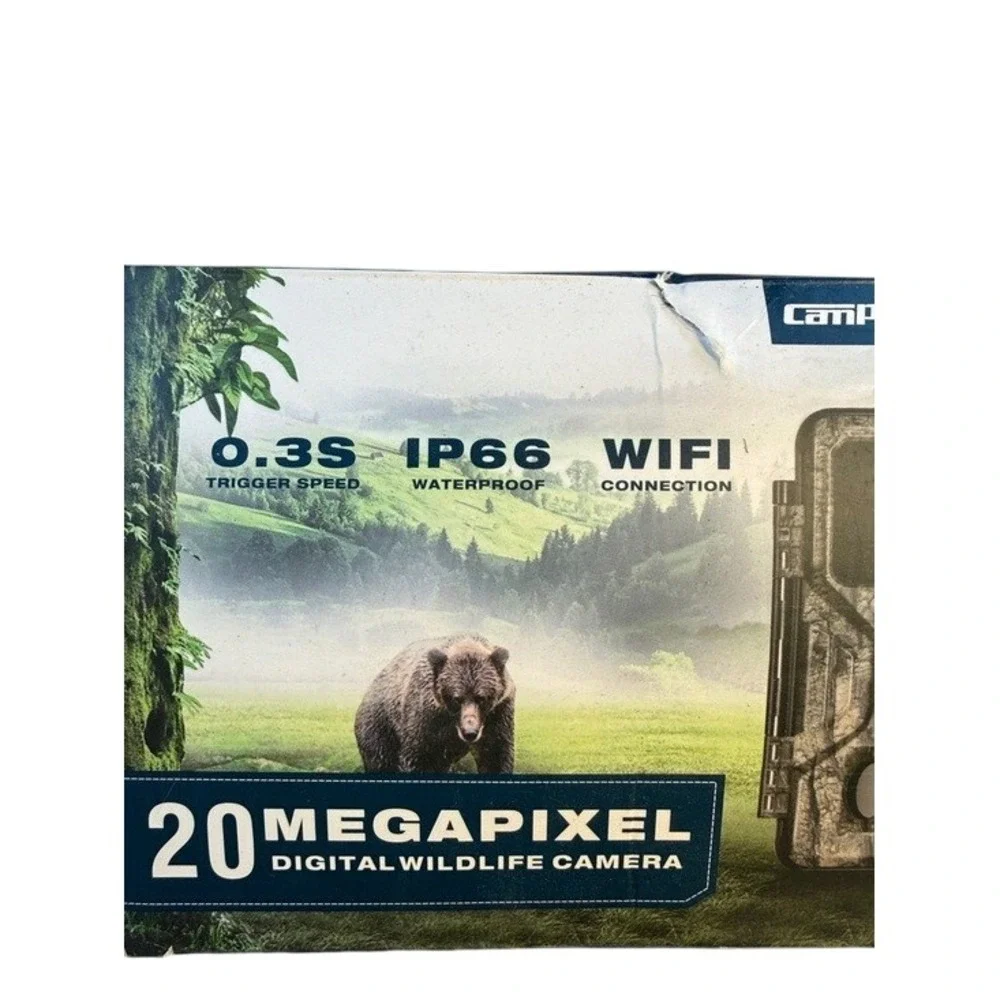 Campark T86 Trail Camera Wildlife 20MP WiFi‎ Camouflage Night Vision IP66 NEW